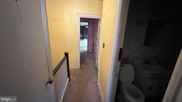 bathroom featuring toilet