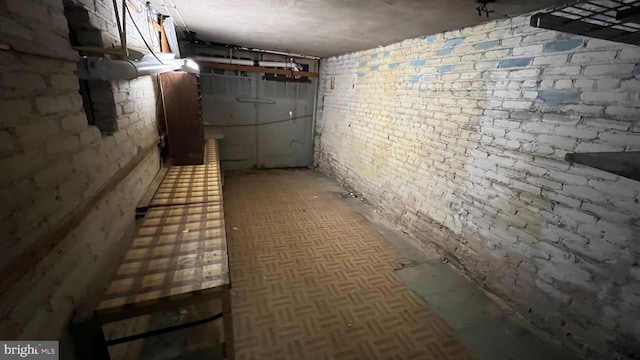 view of basement