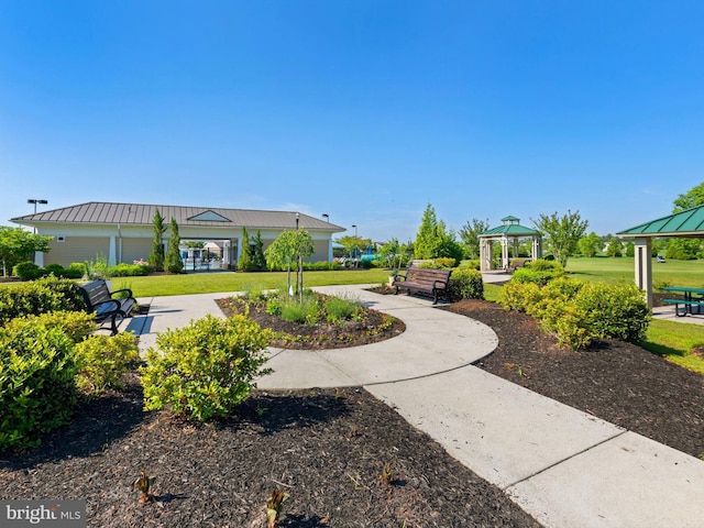 33423 Hickory St, Millsboro, DE 19966 - surrounding community featuring a gazebo and a yard