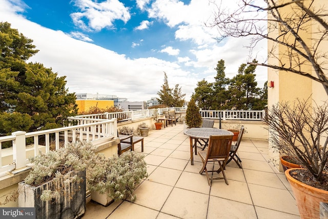 view of patio / terrace with outdoor dining space