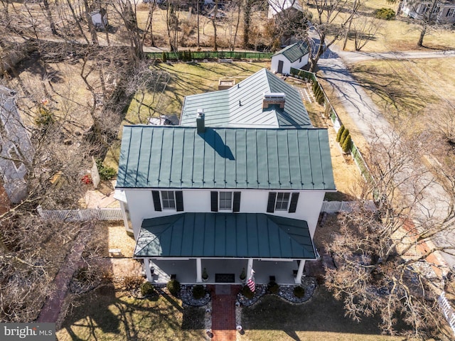 402 S Samuel St, Charles Town, WV 25414 - view from above of property