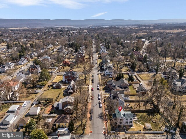 402 S Samuel St, Charles Town, WV 25414 - aerial view of property's location with mountains and nearby suburban area