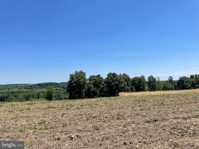 view of landscape with a rural view