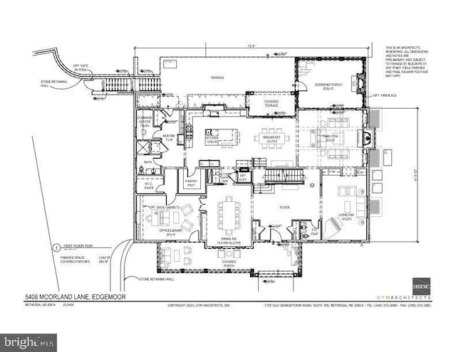 5408 Moorland Ln, Bethesda, MD 20814 - floor plan / room layout