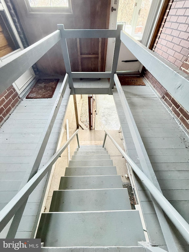 view of staircase