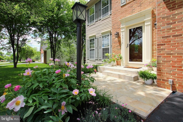 15516 Wigeon Way, Woodbridge, VA 22191 - entrance to property featuring brick siding