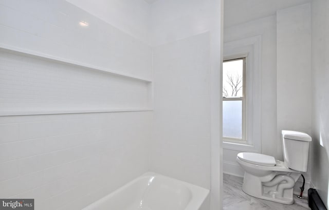 28 N 2nd St, Souderton, PA 18964 - bathroom featuring toilet and shower / tub combination