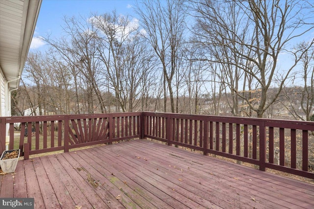 view of deck