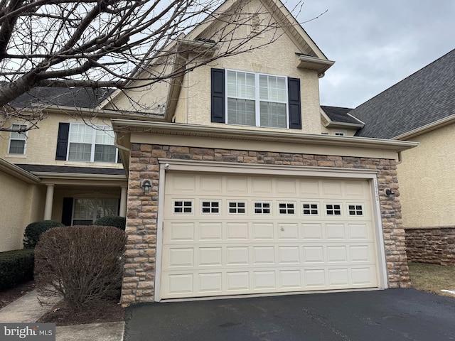 exterior space featuring driveway