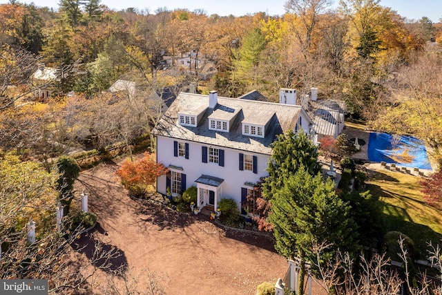 240 Library Pl, Princeton, NJ 08540 - view from above of property featuring a forest