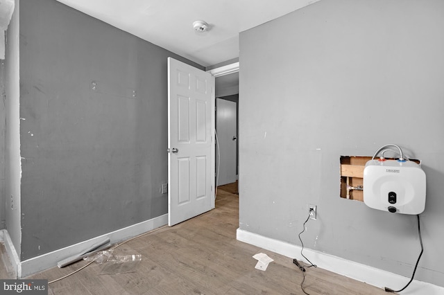 bedroom featuring light hardwood / wood-style flooring