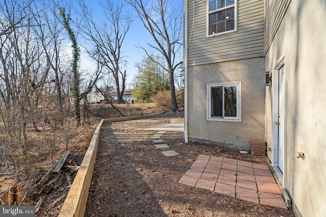 view of yard featuring a patio