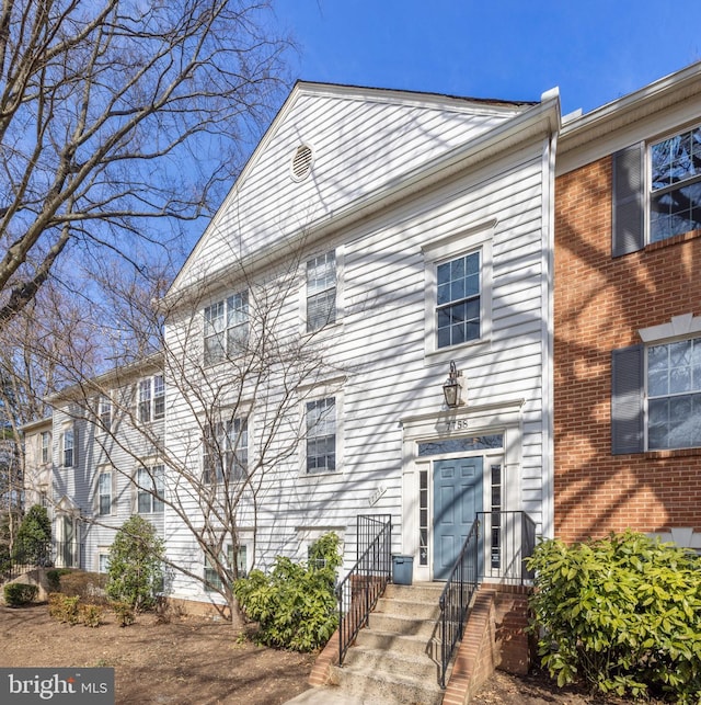 view of townhome / multi-family property