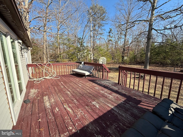 view of deck