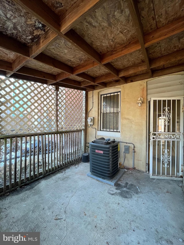 view of patio / terrace with cooling unit