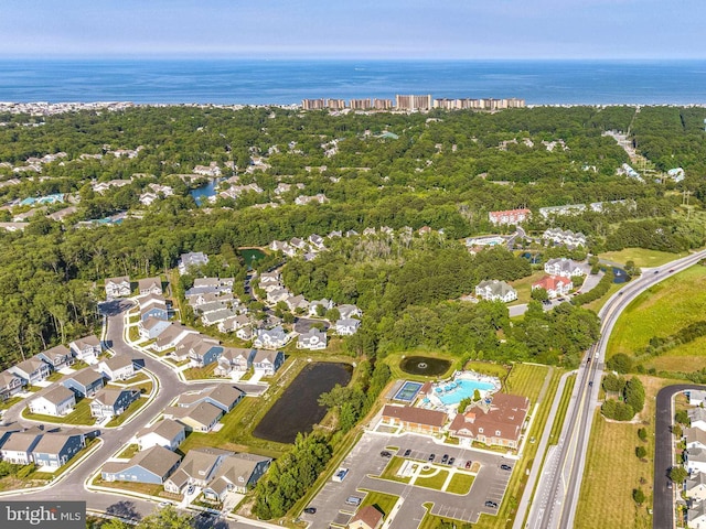 14 Bowers Dr Unit 3, Ocean View, DE 19970 - aerial view featuring a water view and a residential view