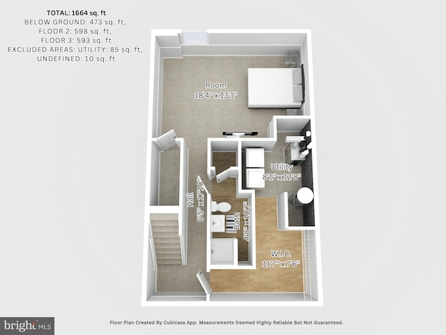 1952 Mariner Ln, Woodbridge, VA 22192 - floor plan / room layout