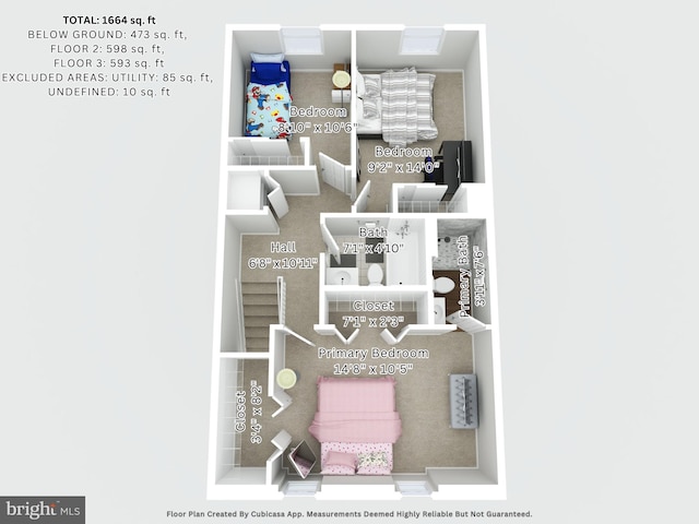 1952 Mariner Ln, Woodbridge, VA 22192 - floor plan / room layout