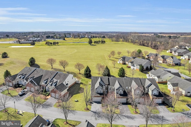 birds eye view of property featuring a residential view