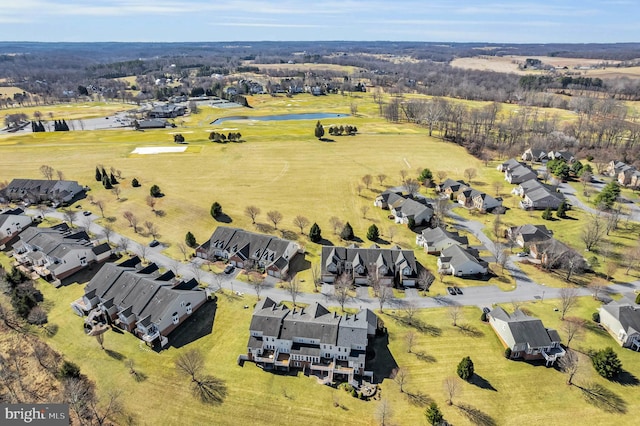 drone / aerial view featuring a residential view