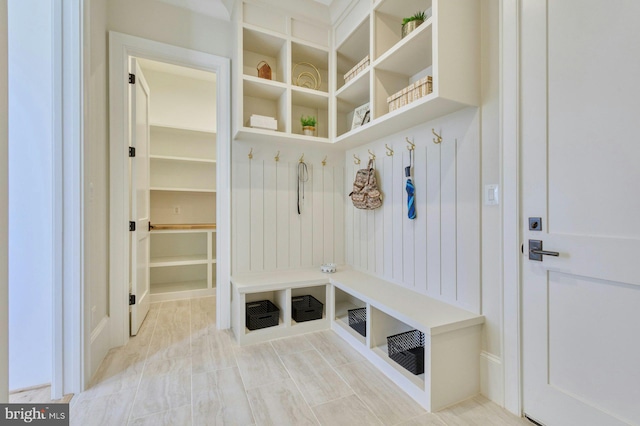 view of mudroom