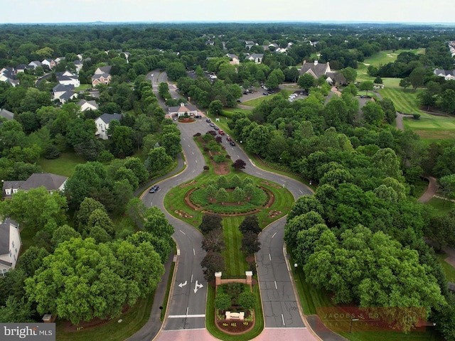 drone / aerial view featuring a residential view