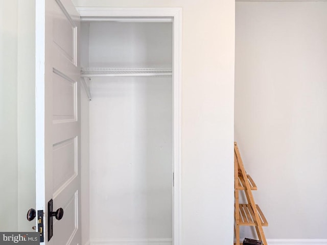 view of closet