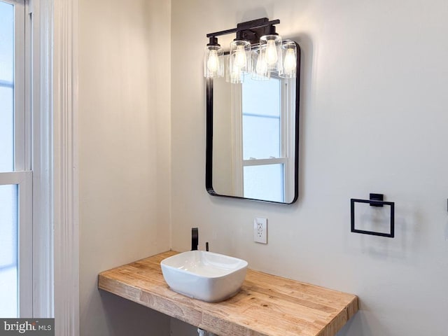 bathroom with a sink