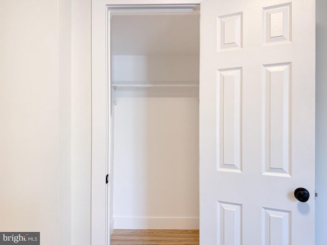 view of closet