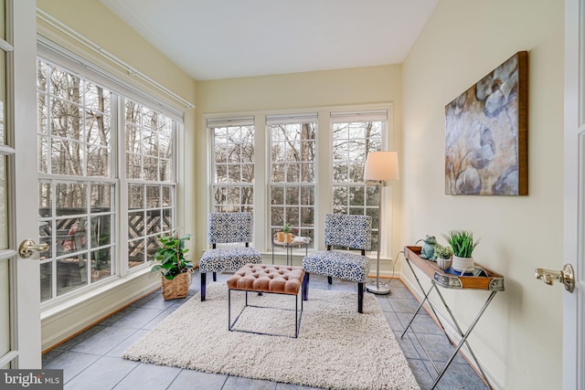 sunroom / solarium with a healthy amount of sunlight