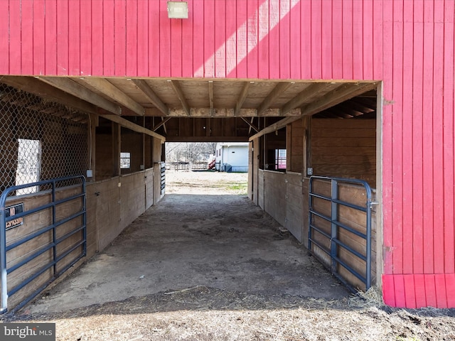 view of stable