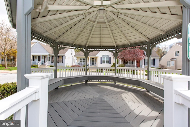 400 Lantern Ln, Kennett Square, PA 19348 - wooden porch featuring a gazebo and a residential view