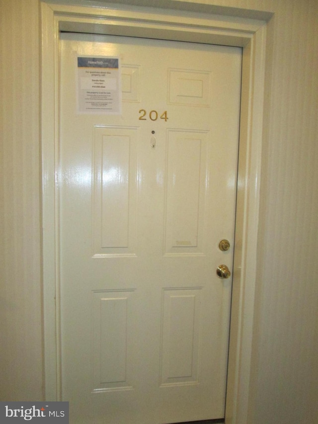 view of entrance to property