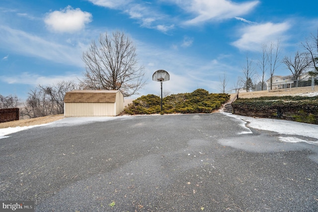 exterior space with driveway