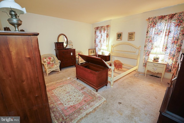 bedroom with carpet flooring