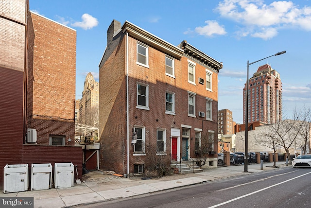 view of property with a view of city