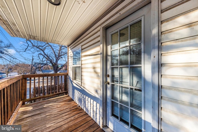 view of deck