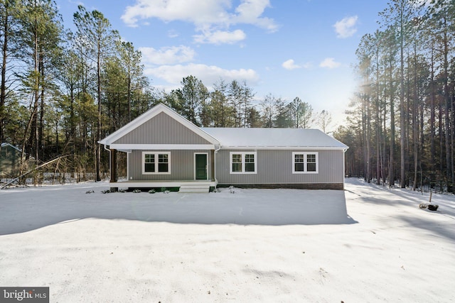 view of front of property