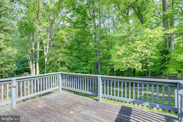 7424 Nancemond St, Springfield, VA 22150 - view of wooden deck