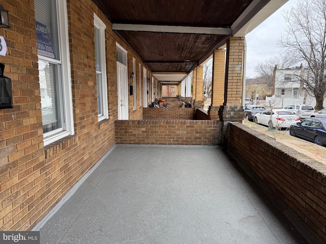 balcony with a porch