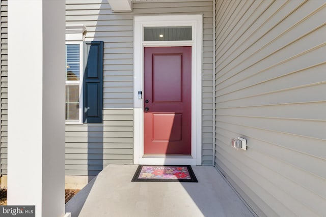 view of property entrance