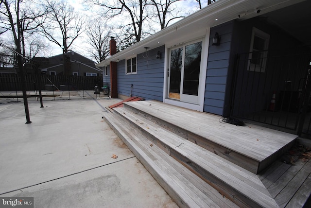 307 Broad St, Hainesport, NJ 08036 - wooden deck featuring fence