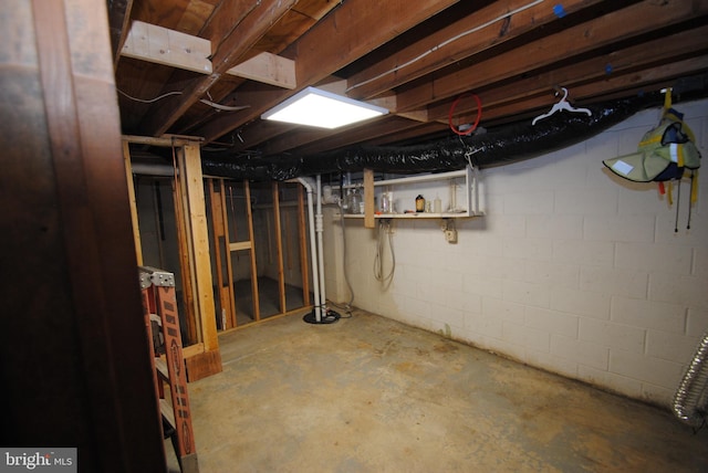 307 Broad St, Hainesport, NJ 08036 - view of unfinished basement