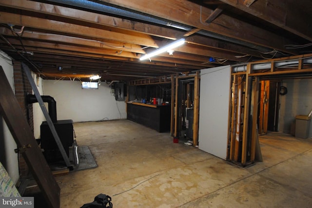 307 Broad St, Hainesport, NJ 08036 - basement with electric panel