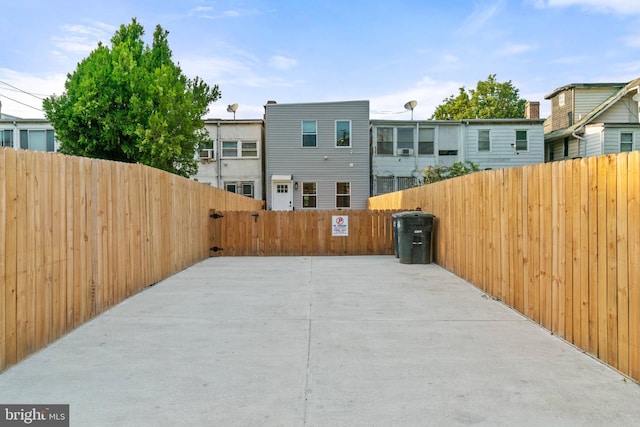 view of patio with fence