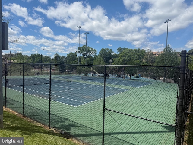 641 Franklin St NE, Washington, DC 20017 - view of tennis court with fence