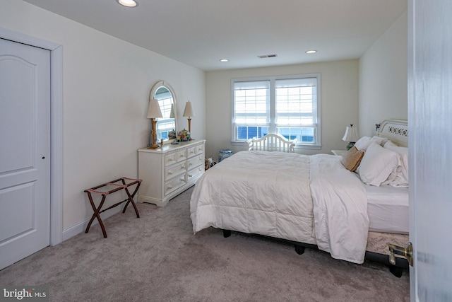 15 Milford Pl, Skillman, NJ 08558 - bedroom with carpet floors, visible vents, and recessed lighting