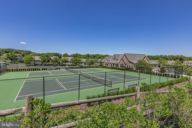 15 Milford Pl, Skillman, NJ 08558 - view of sport court featuring fence