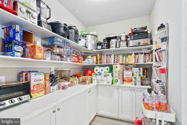 view of pantry