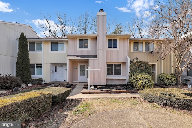 multi unit property with a chimney